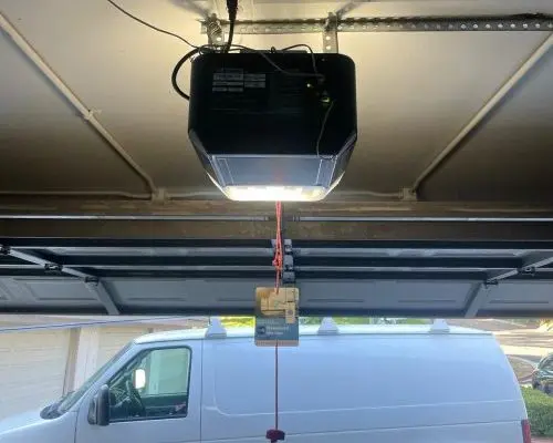 Garage door technician at work in Arizona